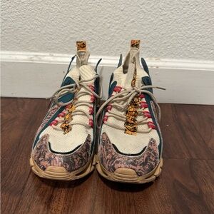 Revolution Athletic Shoes - Cream, Pink, and Black